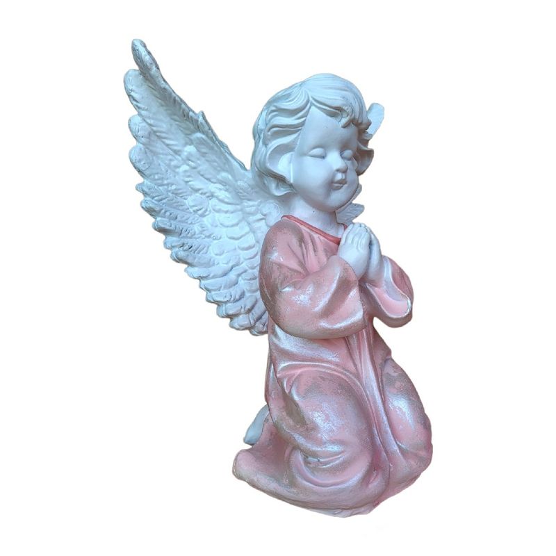 Casa si Gradina - Decoratiuni - Obiecte decorative - Accesorii decorative - Statueta decorativa, Inger, Roz, 35 cm, DVAN0024-11P - Infinity.ro