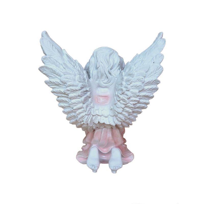 Casa si Gradina - Decoratiuni - Obiecte decorative - Accesorii decorative - Statueta decorativa, Inger, Roz, 35 cm, DVAN0024-11P - Infinity.ro