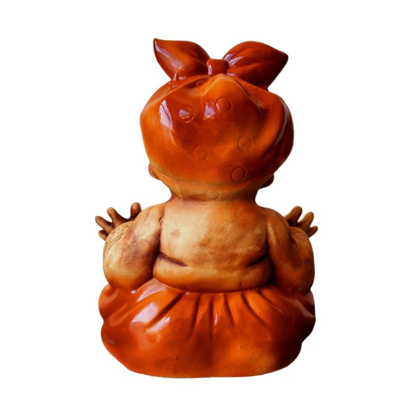 Casa si Gradina - Decoratiuni - Obiecte decorative - Accesorii decorative - Statueta decorativa, Baba, Portocaliu, 33 cm, DVSG2013 - Infinity.ro