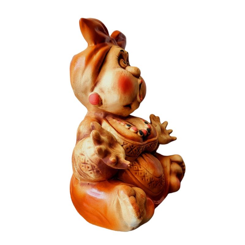 Casa si Gradina - Decoratiuni - Obiecte decorative - Accesorii decorative - Statueta decorativa, Baba, Portocaliu, 33 cm, DVSG2013 - Infinity.ro