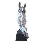 Casa si Gradina - Decoratiuni - Obiecte decorative - Accesorii decorative - Statueta decorativa, Cal, Argintiu, 41 cm, BL551L - Infinity.ro