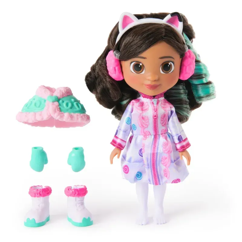 Jucarii, Copii si Bebe - Jucarii si jocuri - Papusi si accesorii - Papusi - Gabbys Dollhouse Filmul Papusa Tinuta De Iarna Cu Accesorii - Infinity.ro
