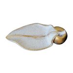 Casa si Gradina - Bucatarie si vesela - Vesela si tacamuri - Platouri de bucatarie - Platou Frunza, Alb, 28 cm, DVCM07AAU - Infinity.ro