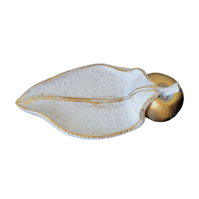 Casa si Gradina - Bucatarie si vesela - Vesela si tacamuri - Platouri de bucatarie - Platou Frunza, Alb, 28 cm, DVCM07AAU - Infinity.ro