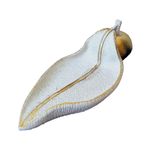 Casa si Gradina - Bucatarie si vesela - Vesela si tacamuri - Platouri de bucatarie - Platou Frunza, Alb, 28 cm, DVCM07AAU - Infinity.ro