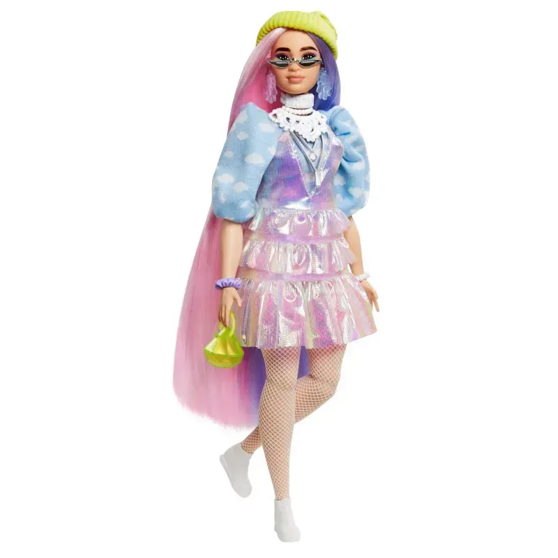 Jucarii, Copii si Bebe - Jucarii si jocuri - Papusi si accesorii - Papusi - Papusa Barbie Extra Style Beanie - Infinity.ro