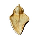 Casa si Gradina - Bucatarie si vesela - Vesela si tacamuri - Platouri de bucatarie - Platou Frunza, Auriu, 28 cm, DVCM07AU - Infinity.ro