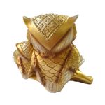 Casa si Gradina - Bucatarie si vesela - Vesela si tacamuri - Platouri de bucatarie - Fructiera decorativa, Bufnite pe frunza,  Auriu, 21 cm, GA21075-2A - Infinity.ro