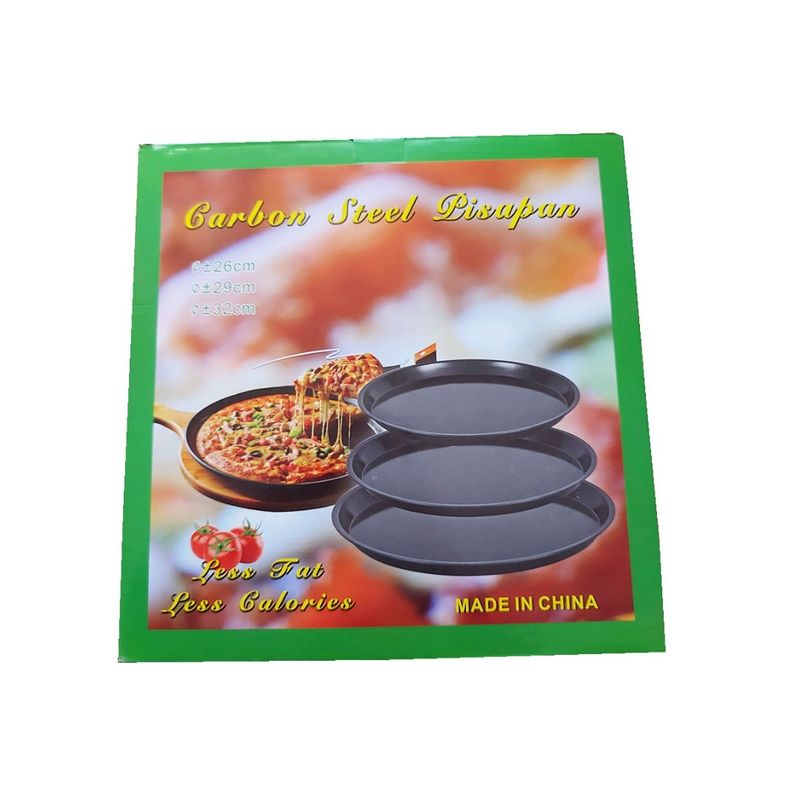 Casa si Gradina - Bucatarie si vesela - Vase pentru gatit - Tavi copt - Set 3 Tavi pentru Pizza, 189COF - Infinity.ro