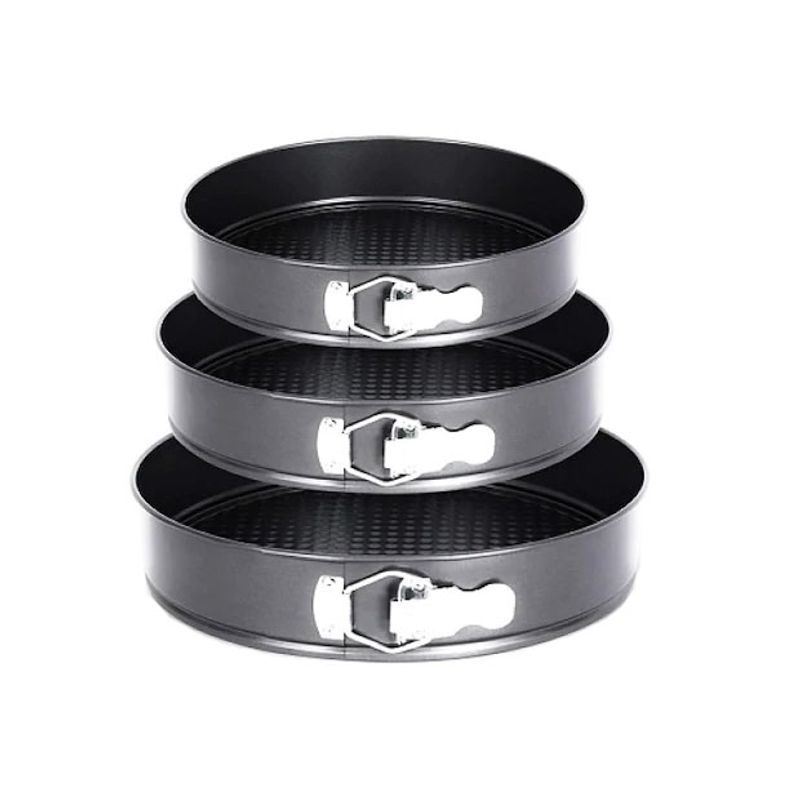 Casa si Gradina - Bucatarie si vesela - Vase pentru gatit - Tavi copt - Set 3 Tavi forma rotunda pentru  prajituri, bucatarie, Rose, 65COF - Infinity.ro