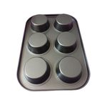 Casa si Gradina - Bucatarie si vesela - Vase pentru gatit - Tavi copt - Tava De Copt 6 Briose, 69COF - Infinity.ro