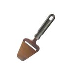 Casa si Gradina - Bucatarie si vesela - Ustensile bucatarie - Pensule, spatule si teluri bucatarie - Spatula aluat sau finisare cu sistem de curatare fructe, Gri, 20 cm, 456COF-1 - Infinity.ro