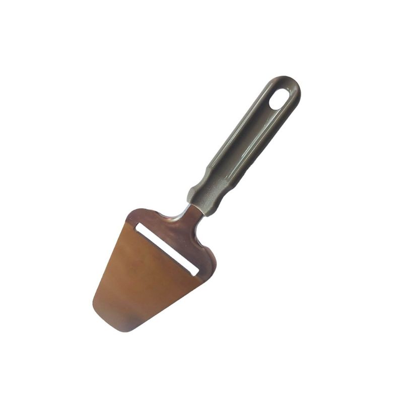 Casa si Gradina - Bucatarie si vesela - Ustensile bucatarie - Polonice, linguri si clesti de bucatarie - Spatula aluat sau finisare cu sistem de curatare fructe, Gri, 20 cm, 456COF-1 - Infinity.ro