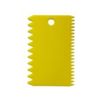 Casa si Gradina - Bucatarie si vesela - Ustensile bucatarie - Polonice, linguri si clesti de bucatarie - Set 3 Spatule flexibile pentru Ornare torturi, Galben, 11 cm, 323COF-3 - Infinity.ro