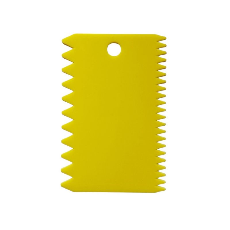 Casa si Gradina - Bucatarie si vesela - Ustensile bucatarie - Polonice, linguri si clesti de bucatarie - Set 3 Spatule flexibile pentru Ornare torturi, Galben, 11 cm, 323COF-3 - Infinity.ro