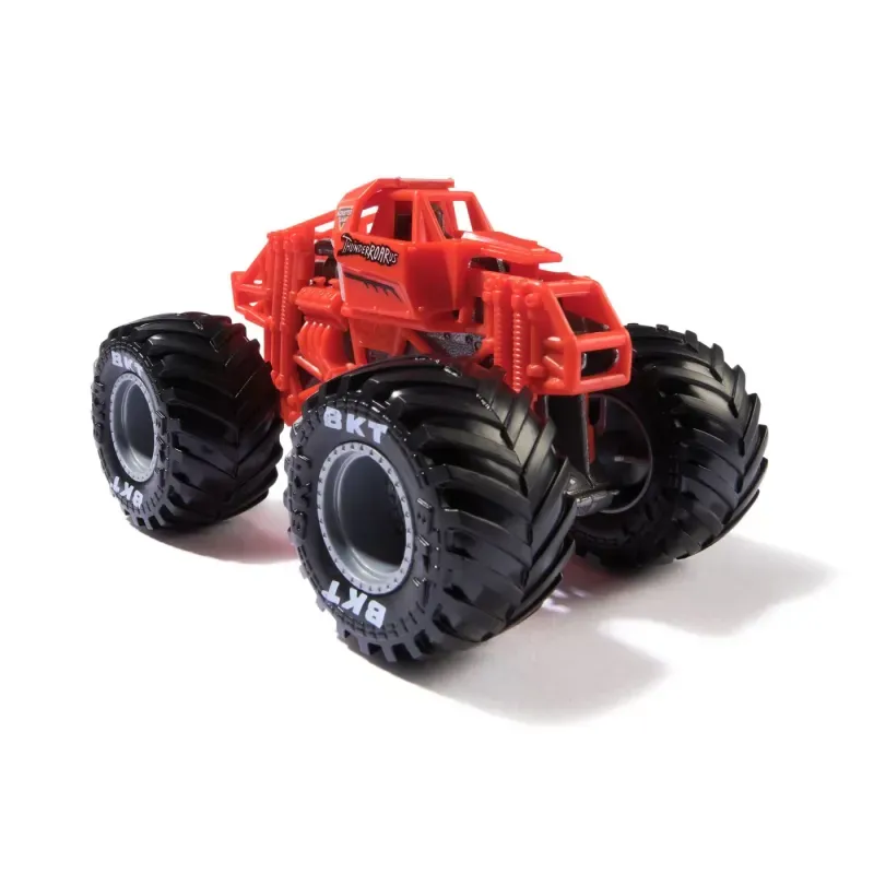Jucarii, Copii si Bebe - Jucarii si jocuri - Vehicule si jucarii cu telecomanda - Masinute - Monster Jam Masinuta Metalica Thunder Roarus Scara 1 La 64 - Infinity.ro