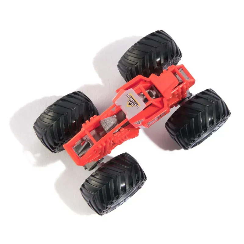 Jucarii, Copii si Bebe - Jucarii si jocuri - Vehicule si jucarii cu telecomanda - Masinute - Monster Jam Masinuta Metalica Thunder Roarus Scara 1 La 64 - Infinity.ro