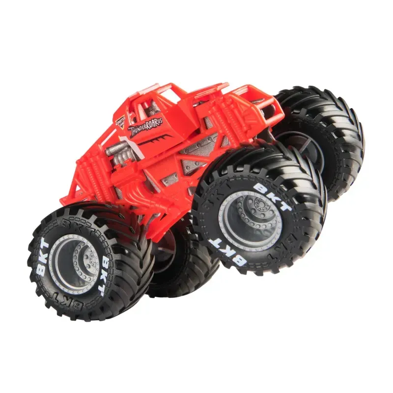 Jucarii, Copii si Bebe - Jucarii si jocuri - Vehicule si jucarii cu telecomanda - Masinute - Monster Jam Masinuta Metalica Thunder Roarus Scara 1 La 64 - Infinity.ro