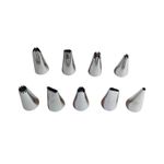 Casa si Gradina - Bucatarie si vesela - Ustensile bucatarie - Ustensile ornare prajituri - Set 9 duiuri ornat din inox, 3x1.8 cm, 443COF - Infinity.ro