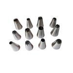 Casa si Gradina - Bucatarie si vesela - Ustensile bucatarie - Ustensile ornare prajituri - Set 12 duiuri ornat din inox, 5 cm, 362COF - Infinity.ro