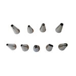 Casa si Gradina - Bucatarie si vesela - Ustensile bucatarie - Ustensile ornare prajituri - Set 9 duiuri ornat din inox, 3.2x1.8 cm, 446COF - Infinity.ro