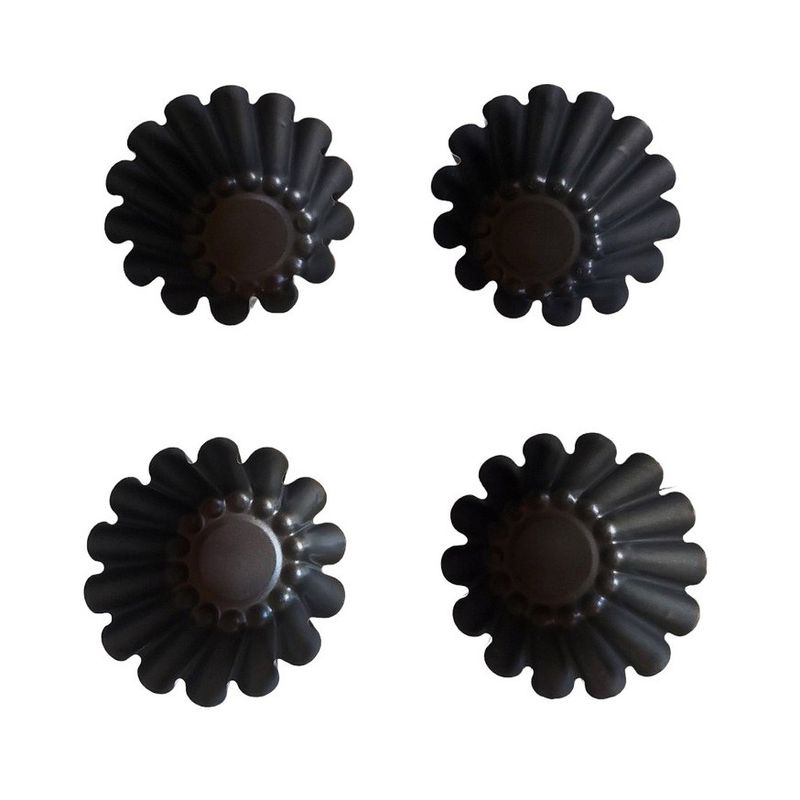 Casa si Gradina - Bucatarie si vesela - Ustensile bucatarie - Forme prajituri - Forma pentru Savarine, Set 4 cavitati, Gri, 10 cm, 327COF - Infinity.ro