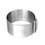 Casa si Gradina - Bucatarie si vesela - Ustensile bucatarie - Forme prajituri - Forma pentru torturi, rotunda reglabila 16-30 cm, Inaltime 8,8 cm, Inox, 461COF - Infinity.ro