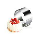 Casa si Gradina - Bucatarie si vesela - Ustensile bucatarie - Forme prajituri - Forma pentru torturi, rotunda reglabila 16-30 cm, Inaltime 8,8 cm, Inox, 461COF - Infinity.ro