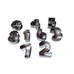 Casa si Gradina - Bucatarie si vesela - Ustensile bucatarie - Forme prajituri - Set 9 forme decupatoare, pentru biscuiti, Cifre, 5.5 cm, 377COF - Infinity.ro