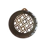 Casa si Gradina - Bucatarie si vesela - Ustensile bucatarie - Forme prajituri - Forma pentru prajituri, Rotund cu sablon de ornat, Model geometric, 7.5 cm, 417COF - Infinity.ro