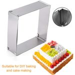 Casa si Gradina - Bucatarie si vesela - Ustensile bucatarie - Forme prajituri - Forma pentru torturi, Dreptunghiular reglabil 15-28 cm, otel inoxidabil, 144COF - Infinity.ro