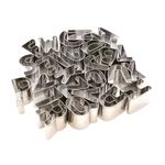 Casa si Gradina - Bucatarie si vesela - Ustensile bucatarie - Forme prajituri - Set 26 forme decupatoare, pentru biscuiti, Litere, Abecedar, 3 cm, 379COF - Infinity.ro