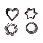 Casa si Gradina - Bucatarie si vesela - Ustensile bucatarie - Forme prajituri - Set 12 forme decupatoare, Forme pentru biscuiti, Turta dulce, 5.5 cm, 307COF - Infinity.ro