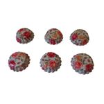 Casa si Gradina - Bucatarie si vesela - Ustensile bucatarie - Forme prajituri - Forma pentru mini Tarte, Set 6 cavitati, Roz, 6.5 cm, 387COF - Infinity.ro