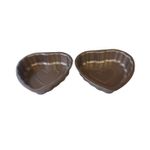 Casa si Gradina - Bucatarie si vesela - Ustensile bucatarie - Forme prajituri - Forma pentru Tarte, Set 2 forme, Inima, Maro, 10 cm, 403COF - Infinity.ro
