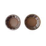 Casa si Gradina - Bucatarie si vesela - Ustensile bucatarie - Forme prajituri - Forma pentru Tarte, Set 2 forme, Rotund, Maro, 10 cm, 404COF - Infinity.ro