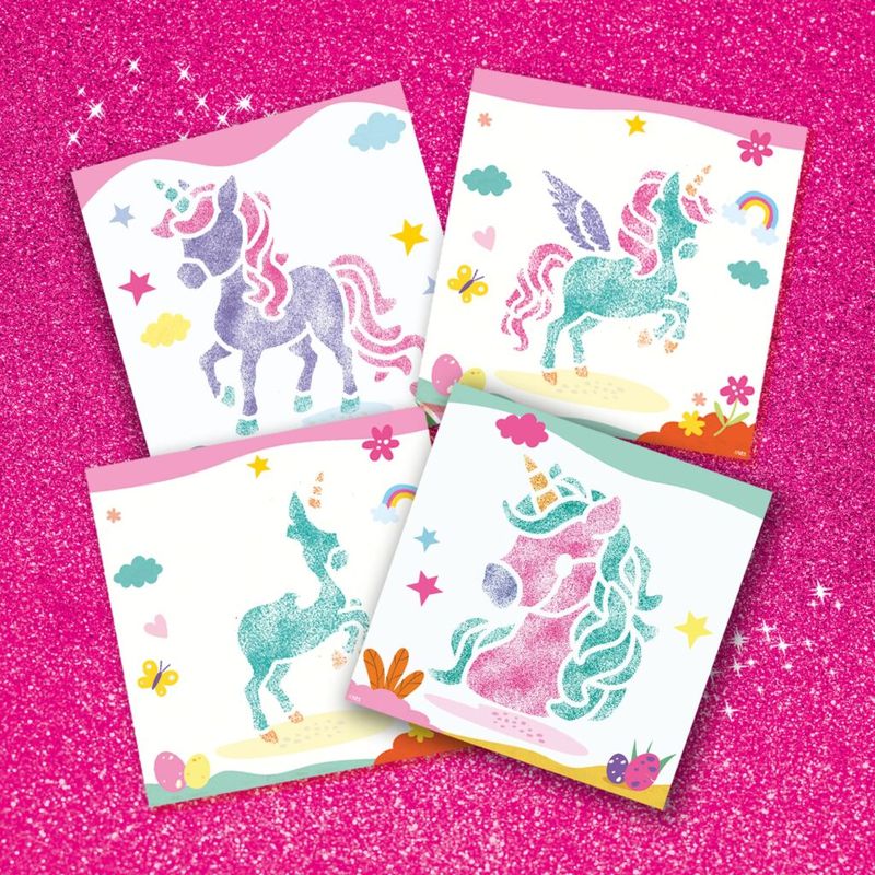 Carti si Birotica - Birotica - Instrumente de scris - Markere si carioci - Set Creativ Carioci Cu Aerograf - Unicorni - Infinity.ro