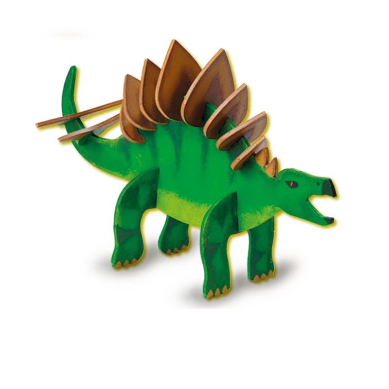 Jucarii, Copii si Bebe - Jucarii si jocuri - Jucarii & jocuri educative - Jucarii interactive - Set Creativ Dinozaur De Lemn - Straluceste In Intuneric - Infinity.ro