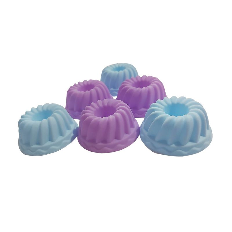 Casa si Gradina - Bucatarie si vesela - Ustensile bucatarie - Forme prajituri - Forma silicon, Set 6 cavitati, Mini chec, CooKstyle, 133COF - Infinity.ro