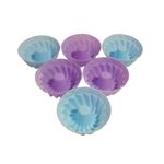 Casa si Gradina - Bucatarie si vesela - Ustensile bucatarie - Forme prajituri - Forma silicon, Set 6 cavitati, Mini chec, CooKstyle, 133COF - Infinity.ro