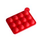 Casa si Gradina - Bucatarie si vesela - Ustensile bucatarie - Forme prajituri - Forma silicon pentru acadele sau bomboane, 12 cavitati, Rosu, 17. 5 cm, 428COF - Infinity.ro