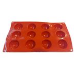 Casa si Gradina - Bucatarie si vesela - Ustensile bucatarie - Forme prajituri - Forma silicon pentru prajituri, 12 cavitati, Rotund, 157COF - Infinity.ro