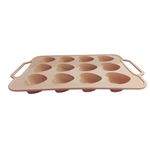 Casa si Gradina - Bucatarie si vesela - Ustensile bucatarie - Forme prajituri - Tava din silicon, 12 Inimioare, 37 cm, CooKstyle, 129COF - Infinity.ro