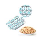 Casa si Gradina - Bucatarie si vesela - Ustensile bucatarie - Forme prajituri - Set decupatoare Alfabet si cifre cu ejector,majuscule minuscule, 36 de piese, pentru cofetarie si patiserie, Alb, 288COF - Infinity.ro