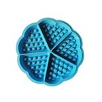 Casa si Gradina - Bucatarie si vesela - Ustensile bucatarie - Forme prajituri - Forma silicon 5 cavitati triunghi, Pentru Grofe, Albastru, 21 cm, 253COF - Infinity.ro