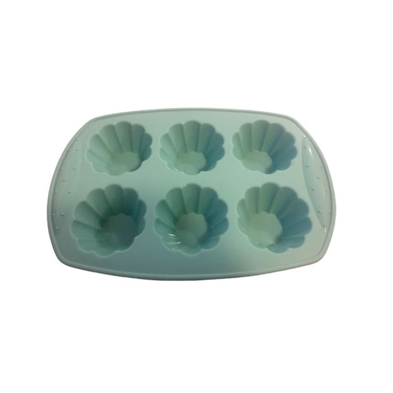 Casa si Gradina - Bucatarie si vesela - Ustensile bucatarie - Forme prajituri - Forma din silicon pentru savarine, 6 cavitati, 77COF - Infinity.ro