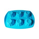 Casa si Gradina - Bucatarie si vesela - Ustensile bucatarie - Forme prajituri - Forma silicon, Pentru prajituri, 6 cavitati, Alabstru, 29 cm, 345COF - Infinity.ro