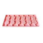 Casa si Gradina - Bucatarie si vesela - Ustensile bucatarie - Forme prajituri - Forma silicon 12 cavitati, Hipopotam, Acadele din ciocolata sau Acadele din zahar, Roz, 26 cm, 245COF - Infinity.ro
