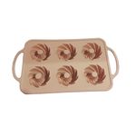 Casa si Gradina - Bucatarie si vesela - Ustensile bucatarie - Forme prajituri - Tava din silicon pentru prajituri, Spirala 6 cavitati, 27 cm, CooKstyle, 130COF - Infinity.ro