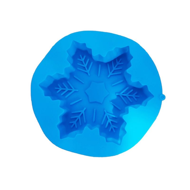 Casa si Gradina - Bucatarie si vesela - Ustensile bucatarie - Forme prajituri - Forma silicon, pentru tarta, Fulg de nea, 22 cm 143COF - Infinity.ro